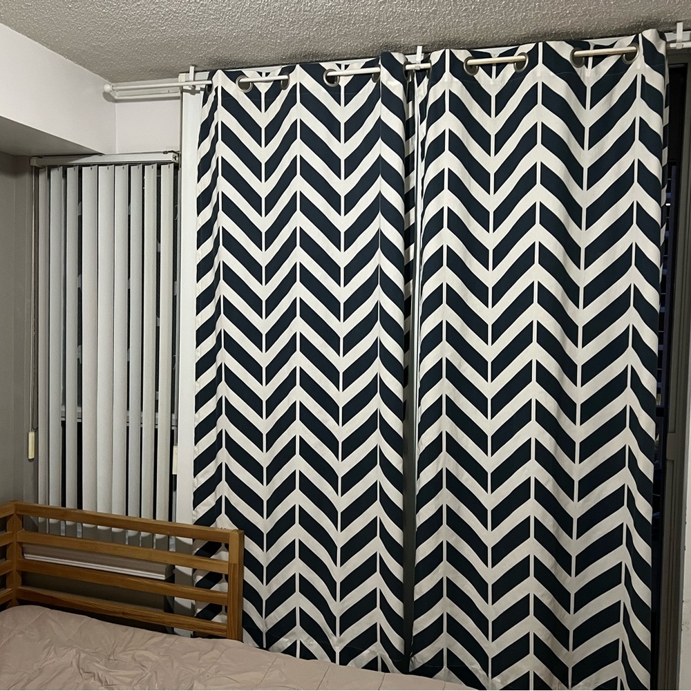 Chevron Pattern Curtain